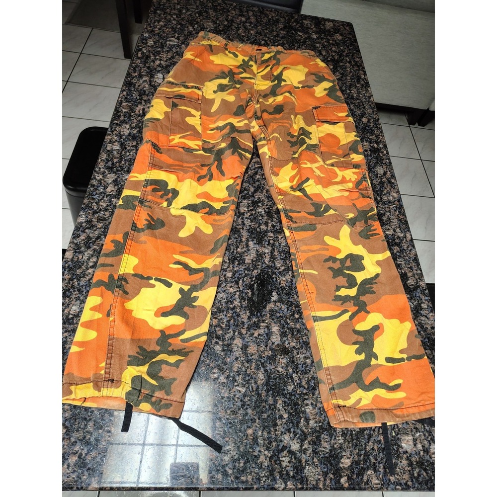 Rothco Ultra Force BDU Cargo Pants Savage Orange Camo Men